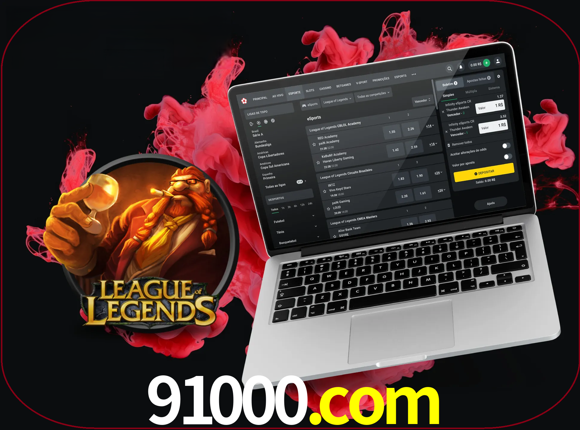 Se é um fã deste jogo, muitos torneios fantásticos que o vão surpreender estão disponíveis no 91000.