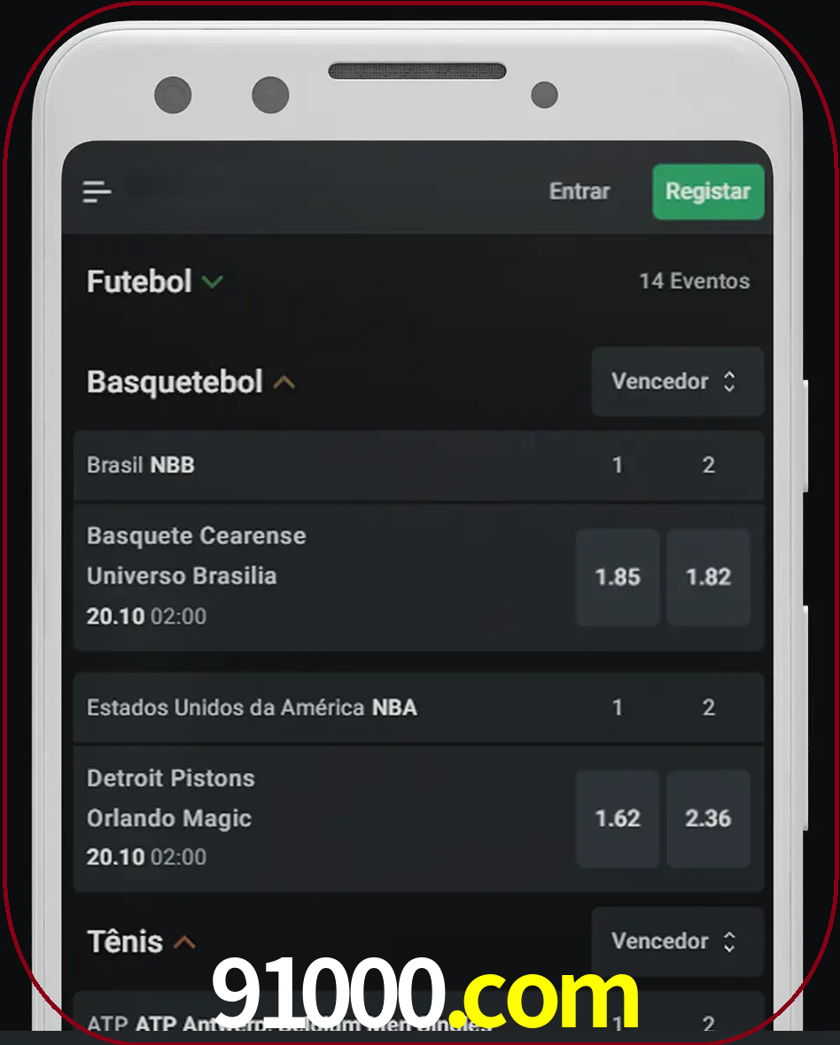 Aposte e assista aos esportes em formato ao vivo.