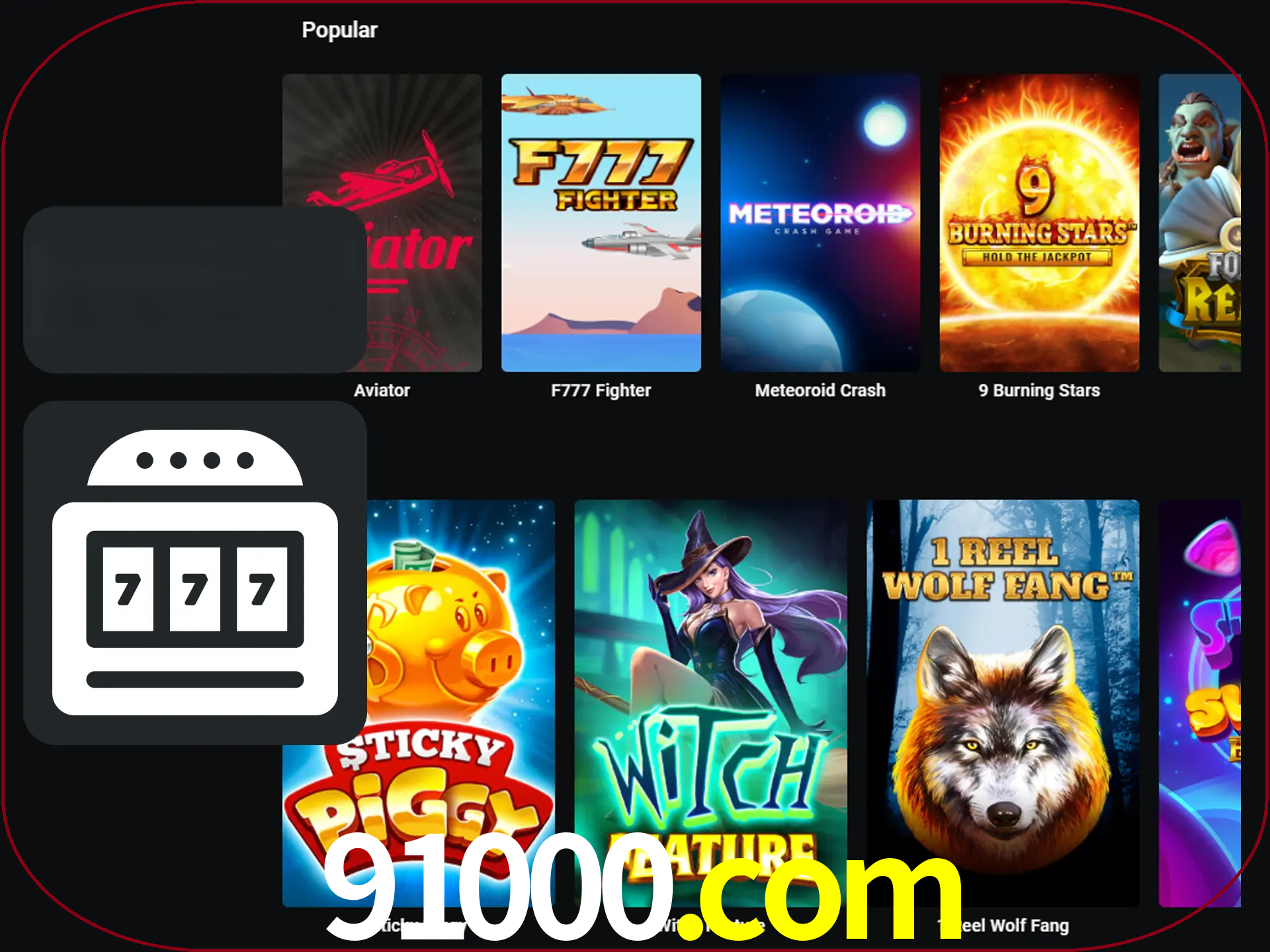 Gire seus slots de dinheiro favoritos.